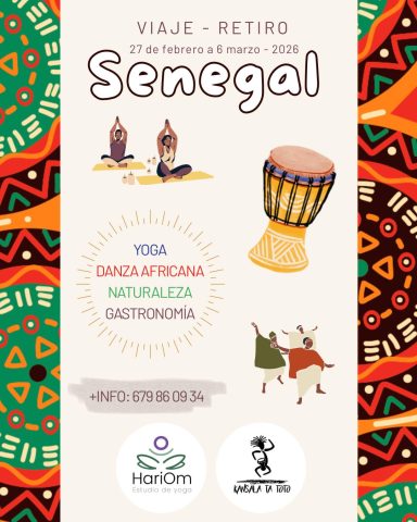 27 febrero a 6 de marzo 2026 Retiro de Yoga Hariom en Senegal con Kansala Ta Toto