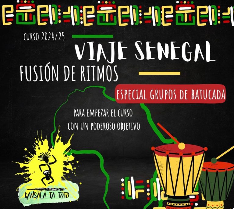 Viaje fusión de rítmos especial batucadas donde podrás incluir lo que aprendas en tu repertorio musical